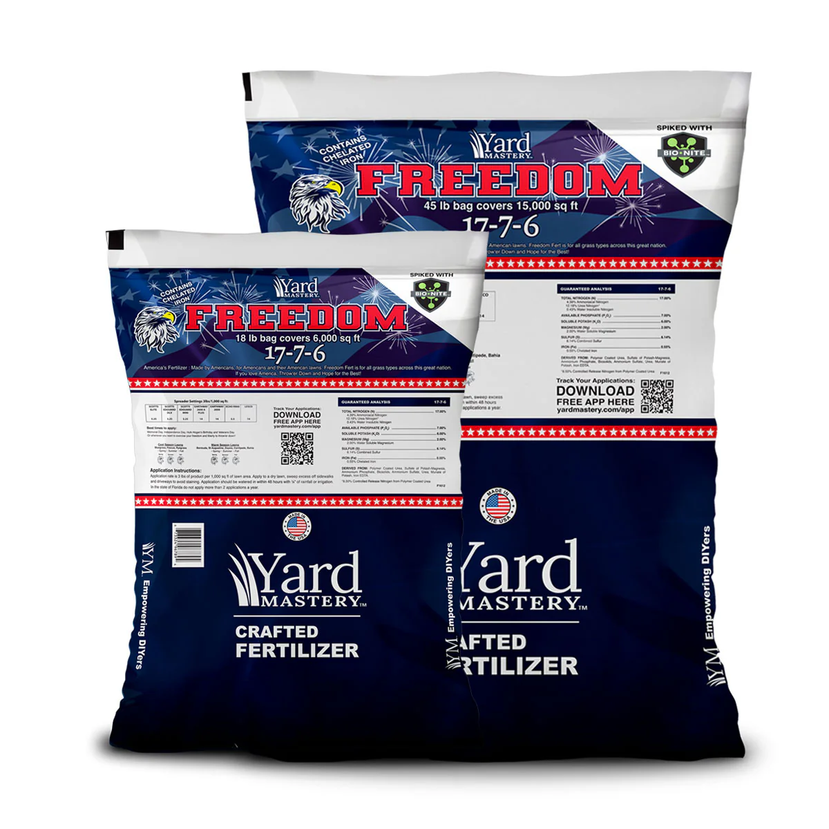 17-7-6 Freedom Fertilizer 3% chelated Iron, Magnesium and Bio-Nite - Granular Lawn Fertilizer - Image 3