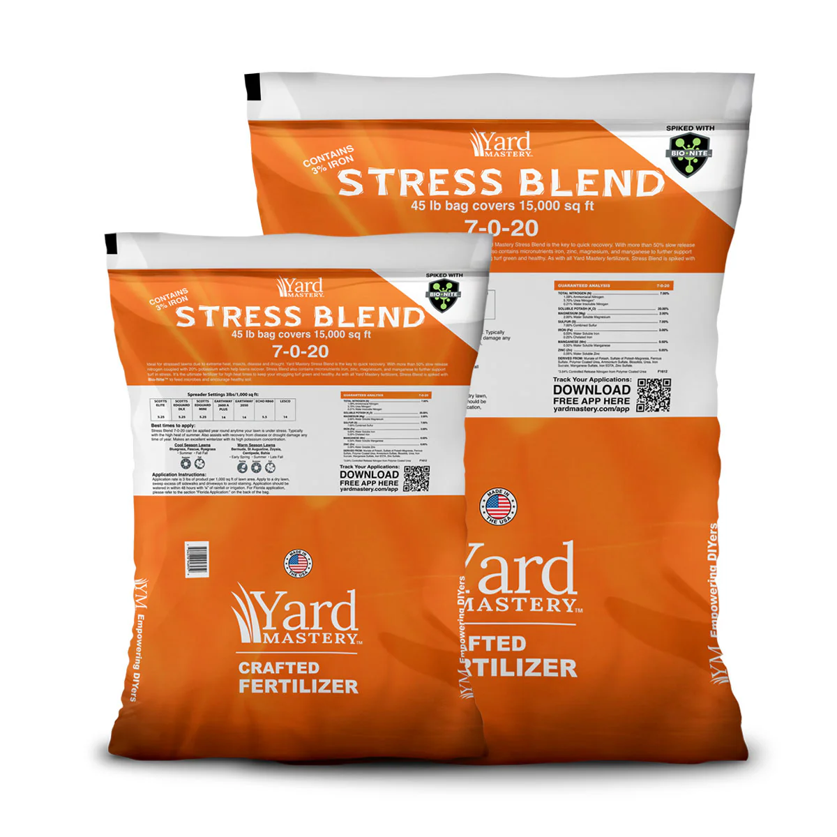 7-0-20 Stress Blend 3% Iron - Bio-Nite - Granular Lawn Fertilizer - Image 3